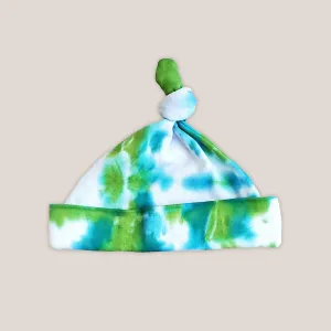 Chrysocolla Tie Dye Organic Baby Hat