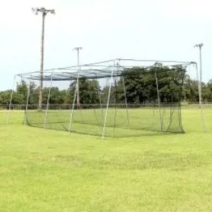 CIMARRON SPORTS- #24 BATTING CAGE NET WITH FRAME (40X12X10)