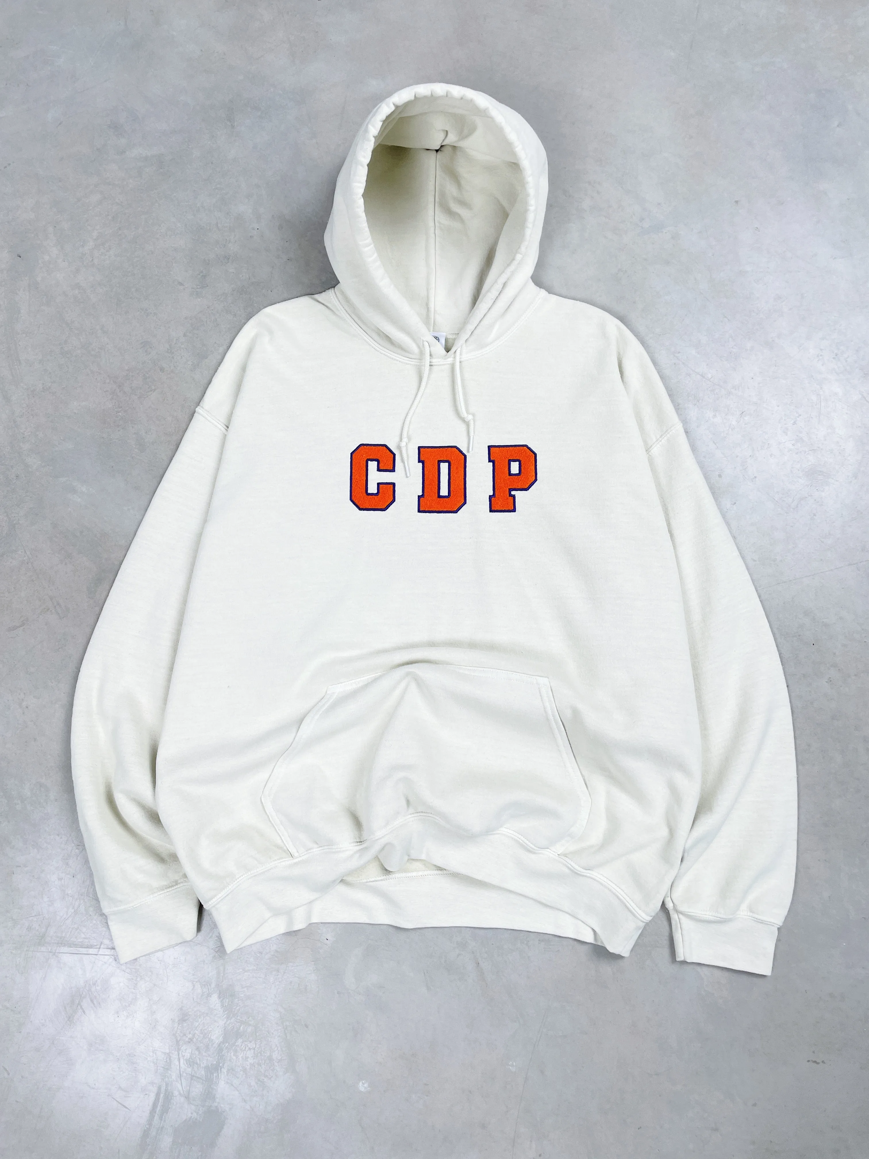 Club de Padel 'Varsity' Vintage Washed Hoodie - Cream