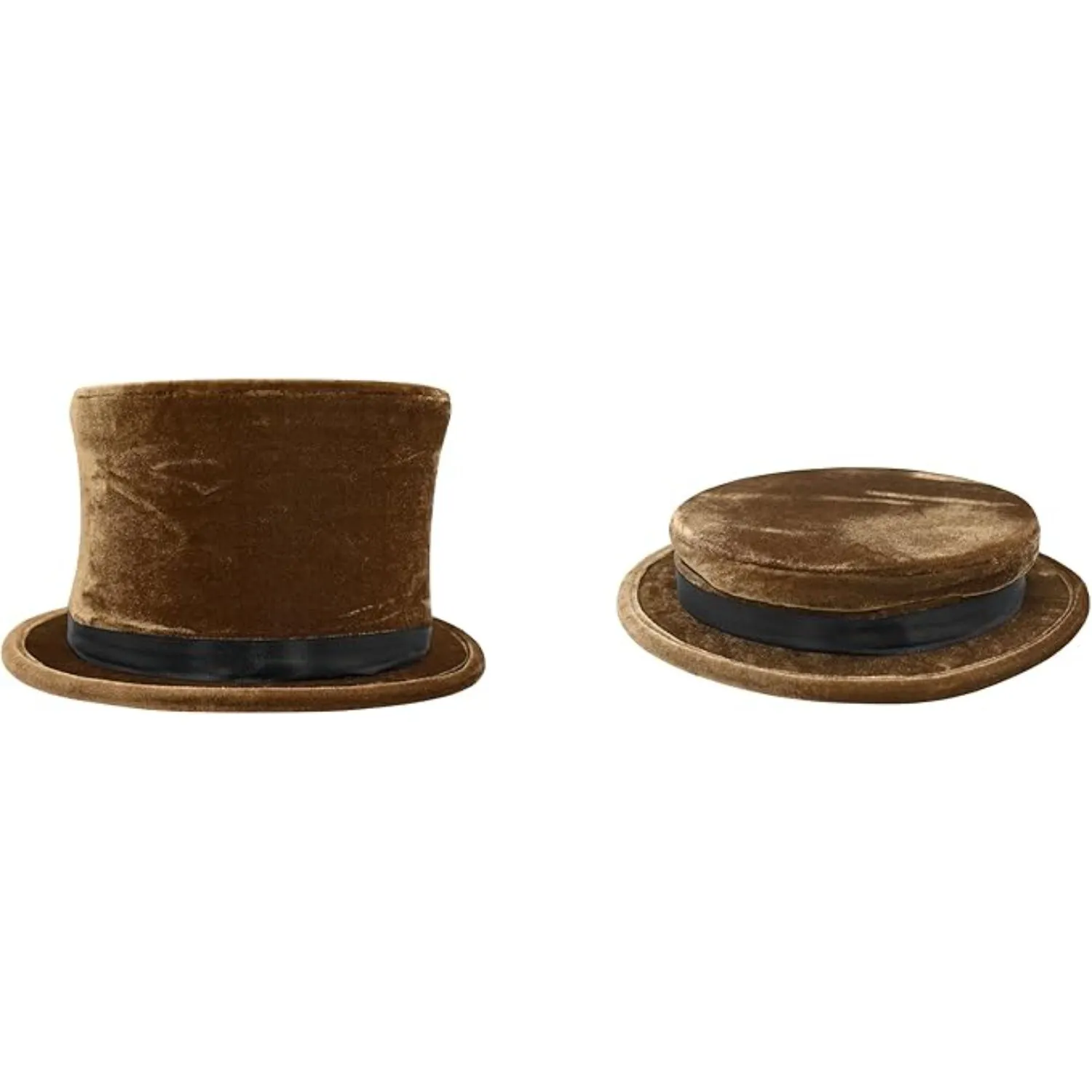 Collapsible Vintage Inspired Formal Top Hat
