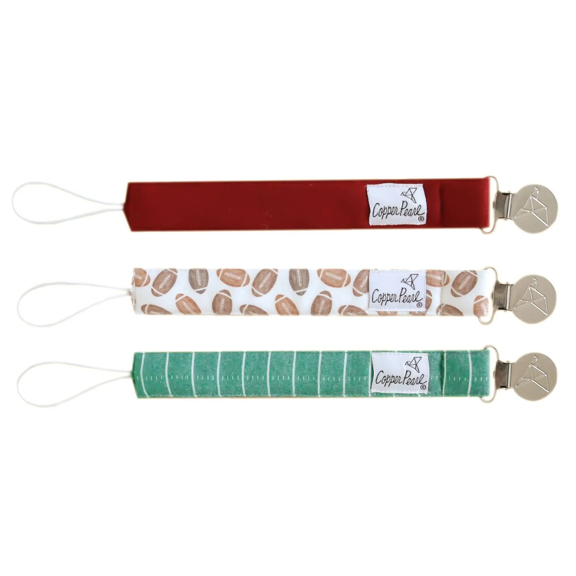 Copper Pearl Binky Clip Set - Blitz