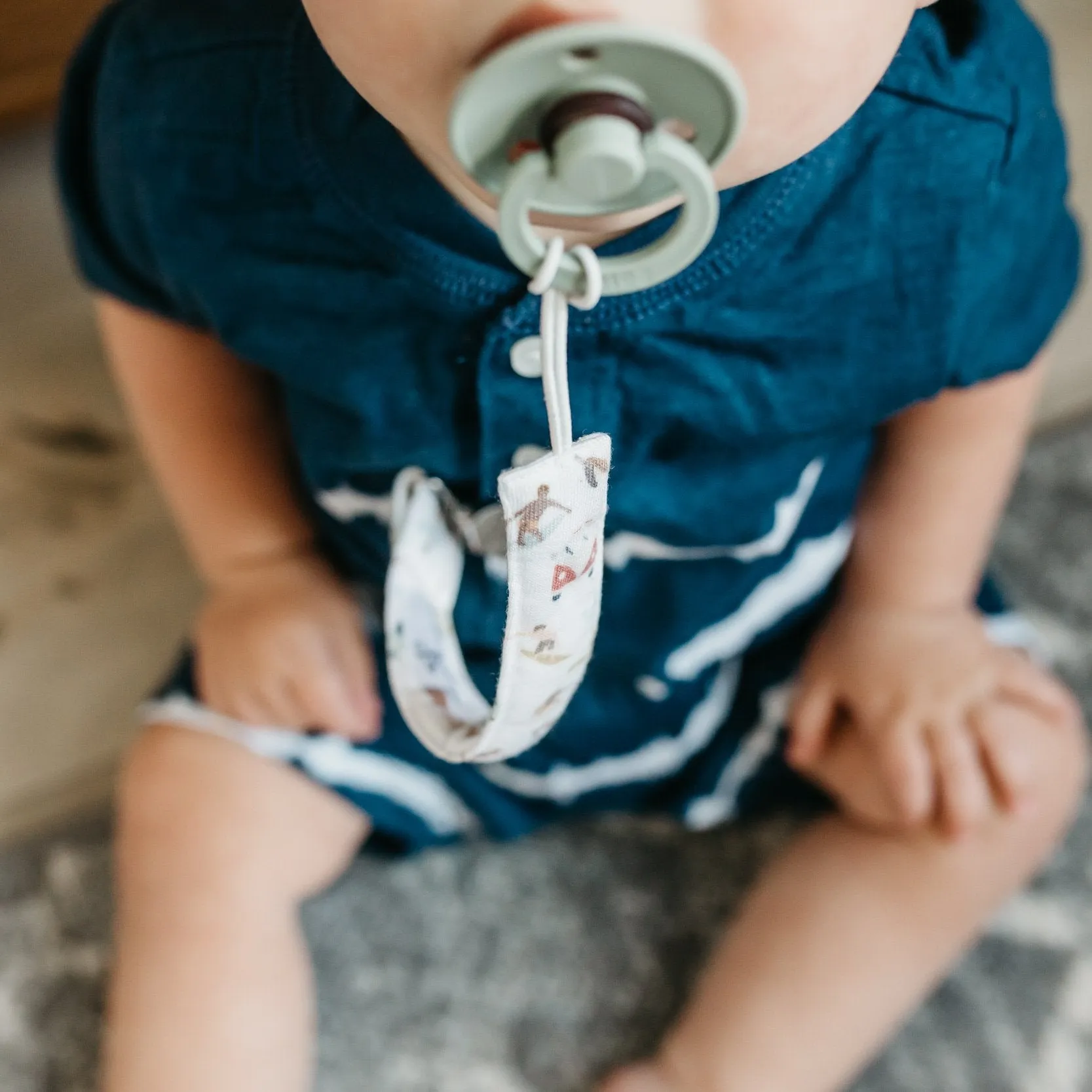 Copper Pearl Binky Clips | Maui
