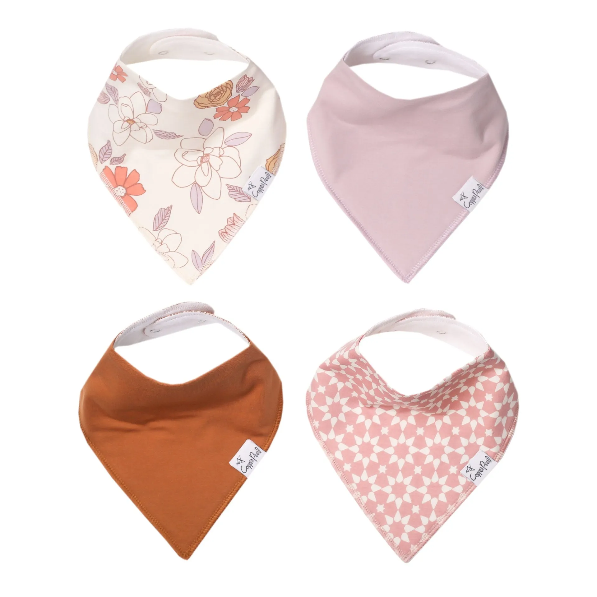 Copper Pearl Ferra Bandana Bib Set