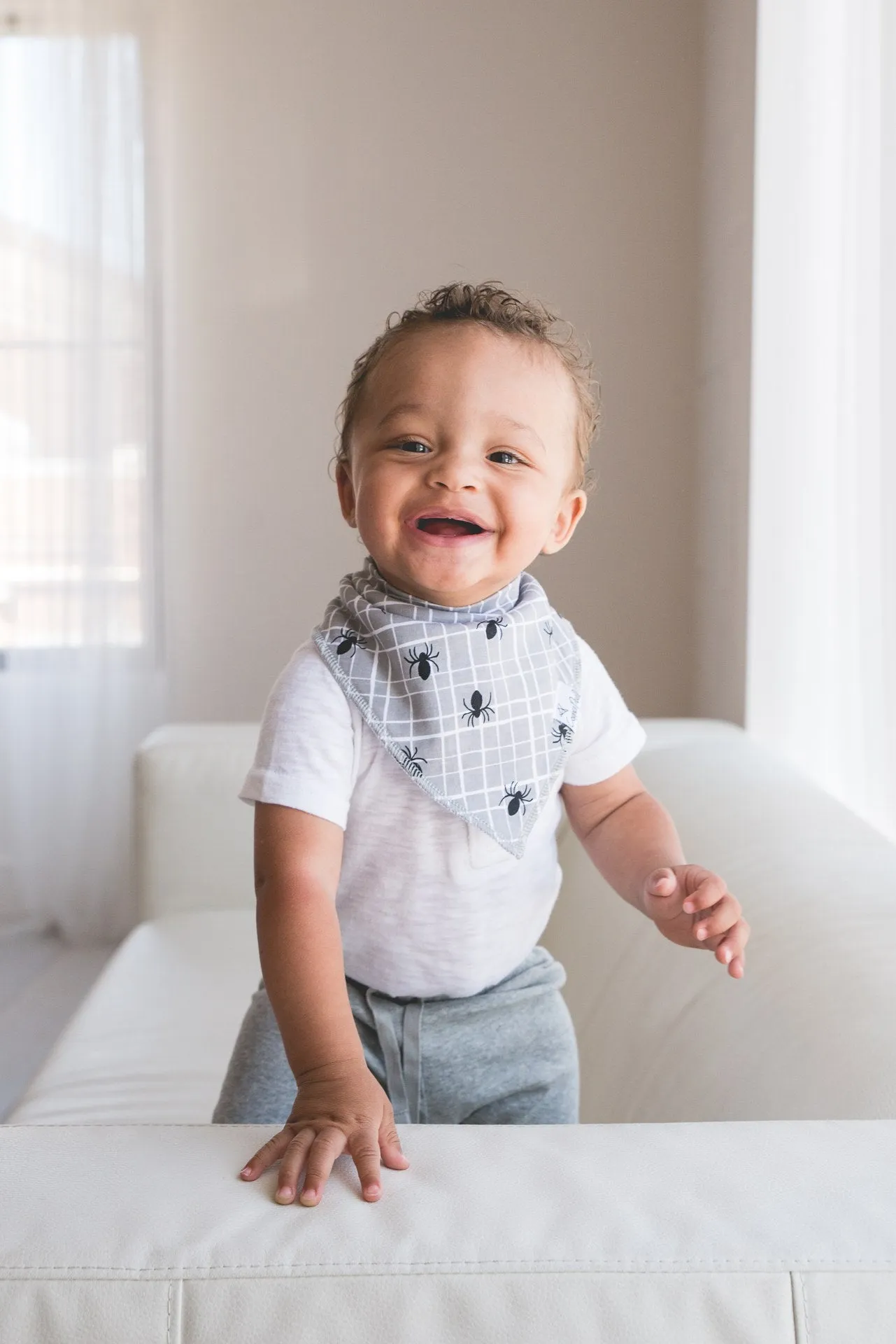 Copper Pearl Haunt Bandana Bib Set