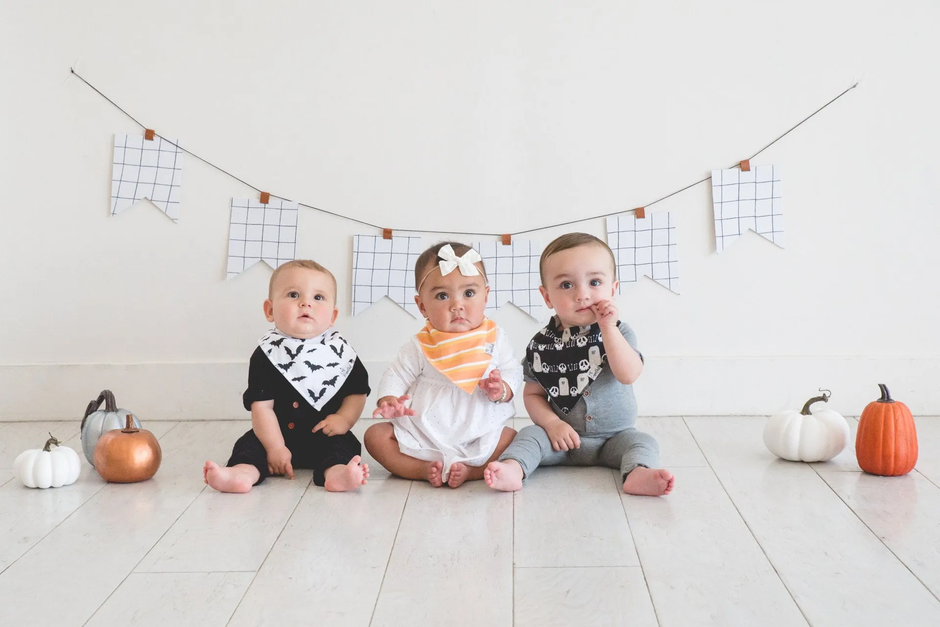 Copper Pearl Haunt Bandana Bib Set