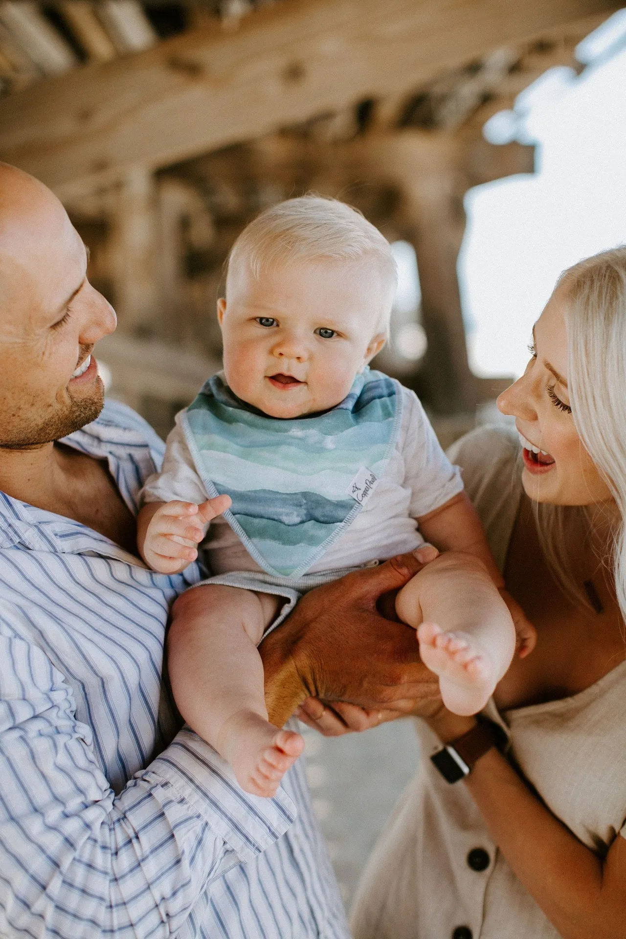 Copper Pearl Kai Bandana Bib Set