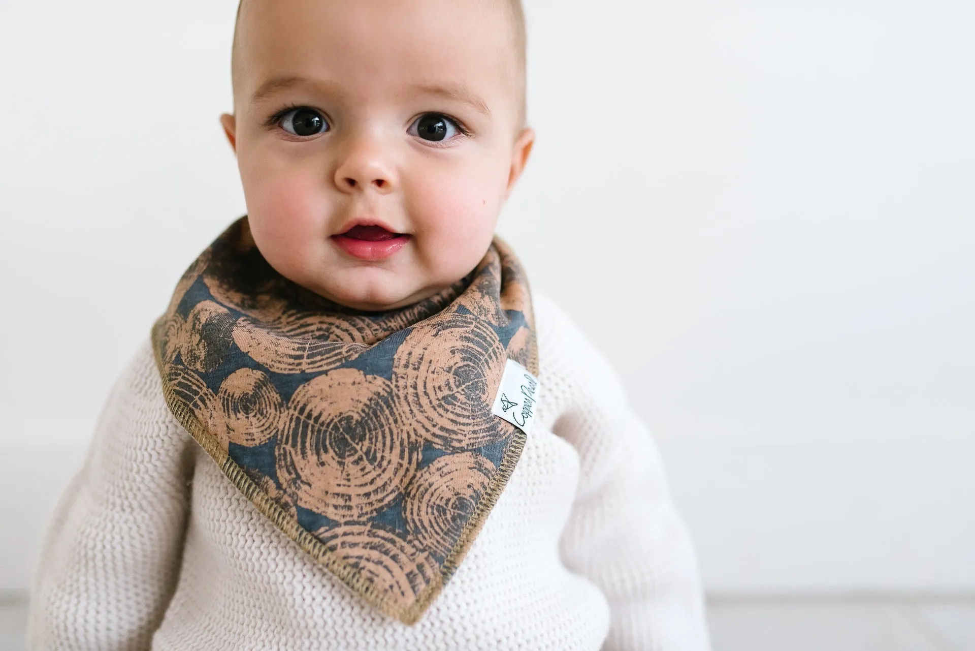 Copper Pearl Lumberjack Bandana Bib Set