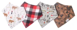 Copper Pearl Lumberjack Bandana Bib Set
