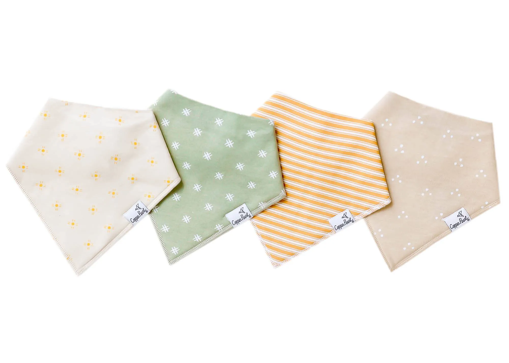 Copper Pearl Santa Fe Bandana Bib Set