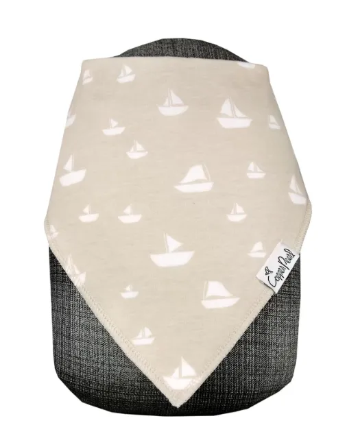 Copper Pearl Single Bandana Bib - Pacific