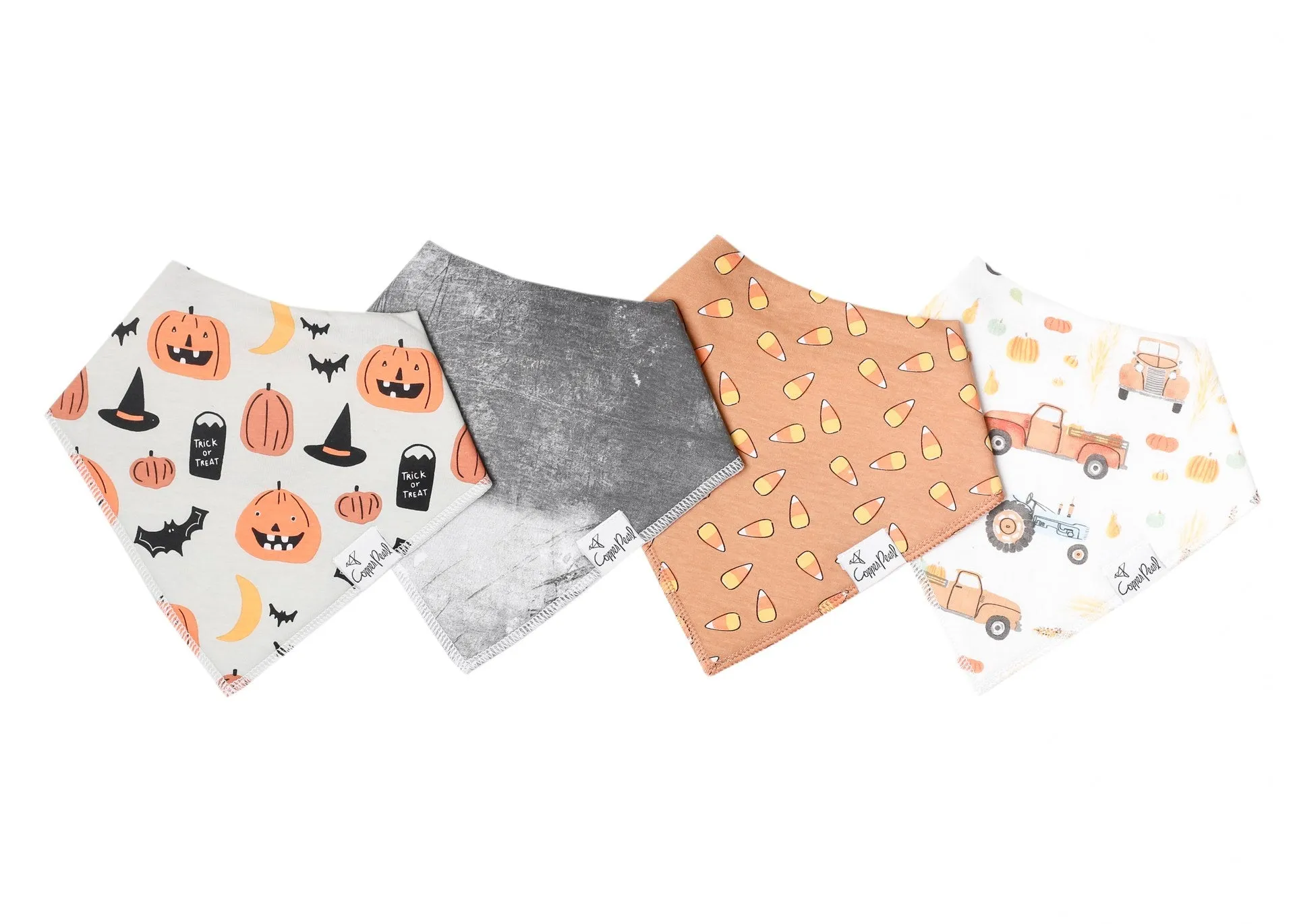 Copper Pearl Trick Bandana Bib Set