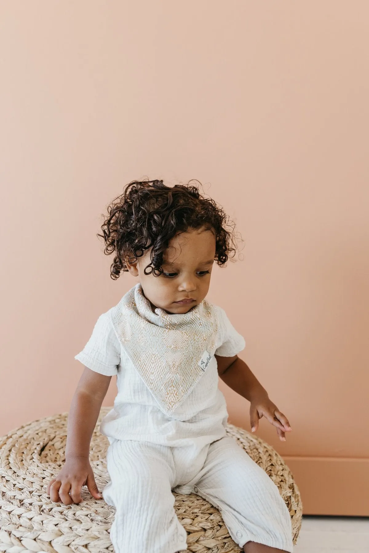 Copper Pearl Zara Bandana Bib Set