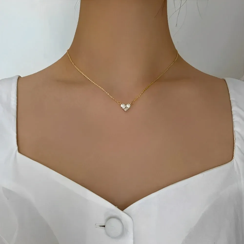 Cordate Shape Pendant With Chain