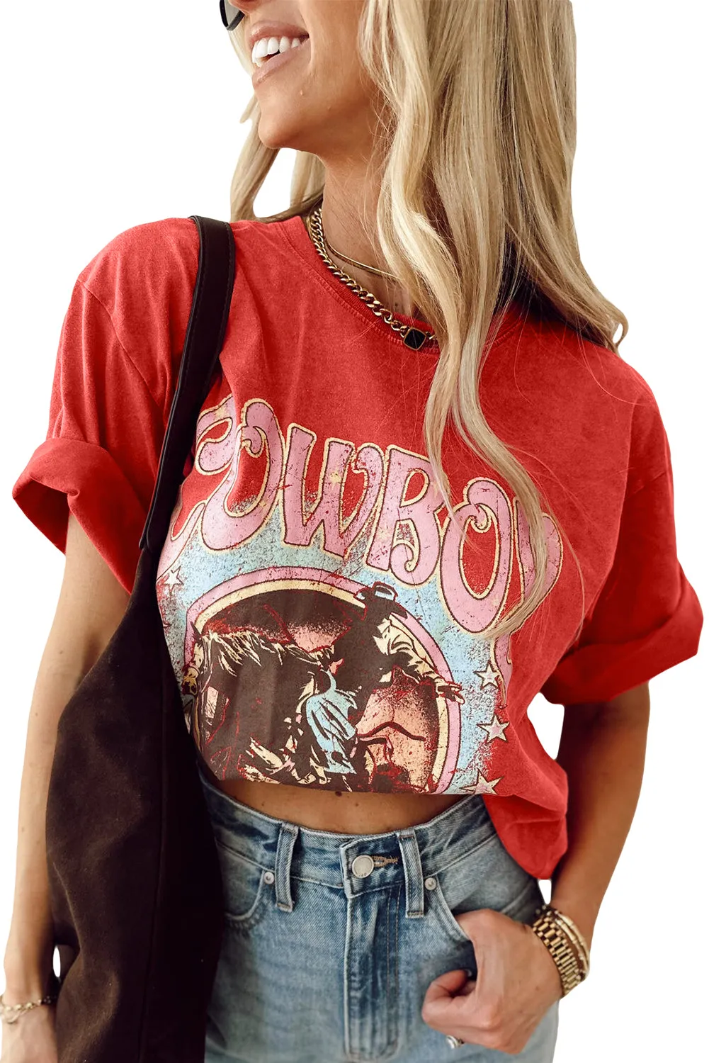 COWBOY Vintage Graphic Loose Tee