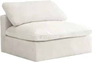 Cozy Cream Velvet Chair