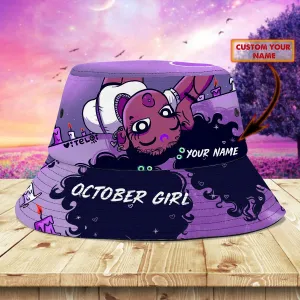 Custom Bucket Hat - October Girl 01 - 16hb