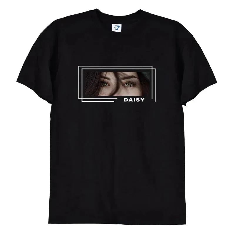 Custom Eyes Sketch Tee – Personalised Art from Photo Gift