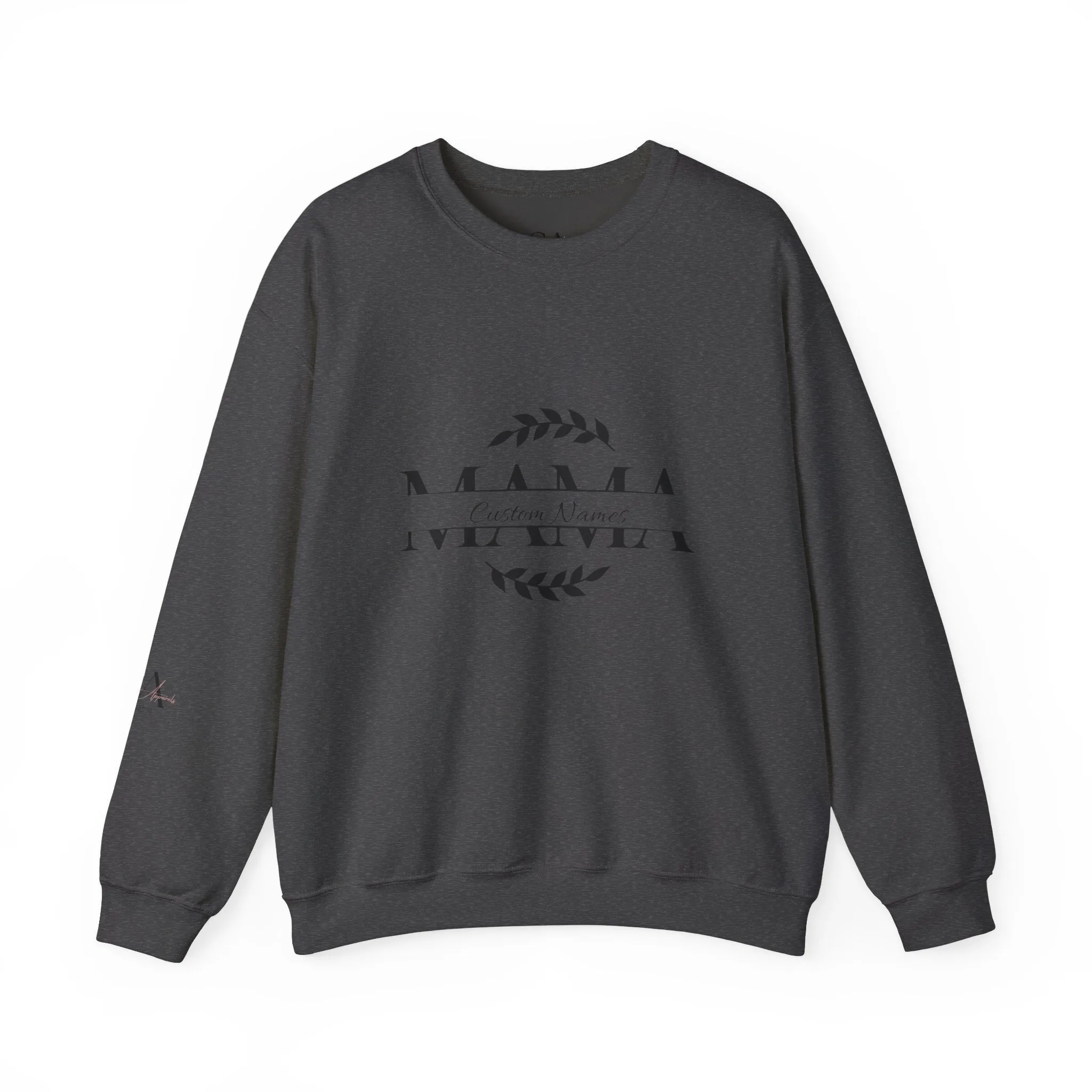 Custom Names Mama Crewnrck Sweatshirt