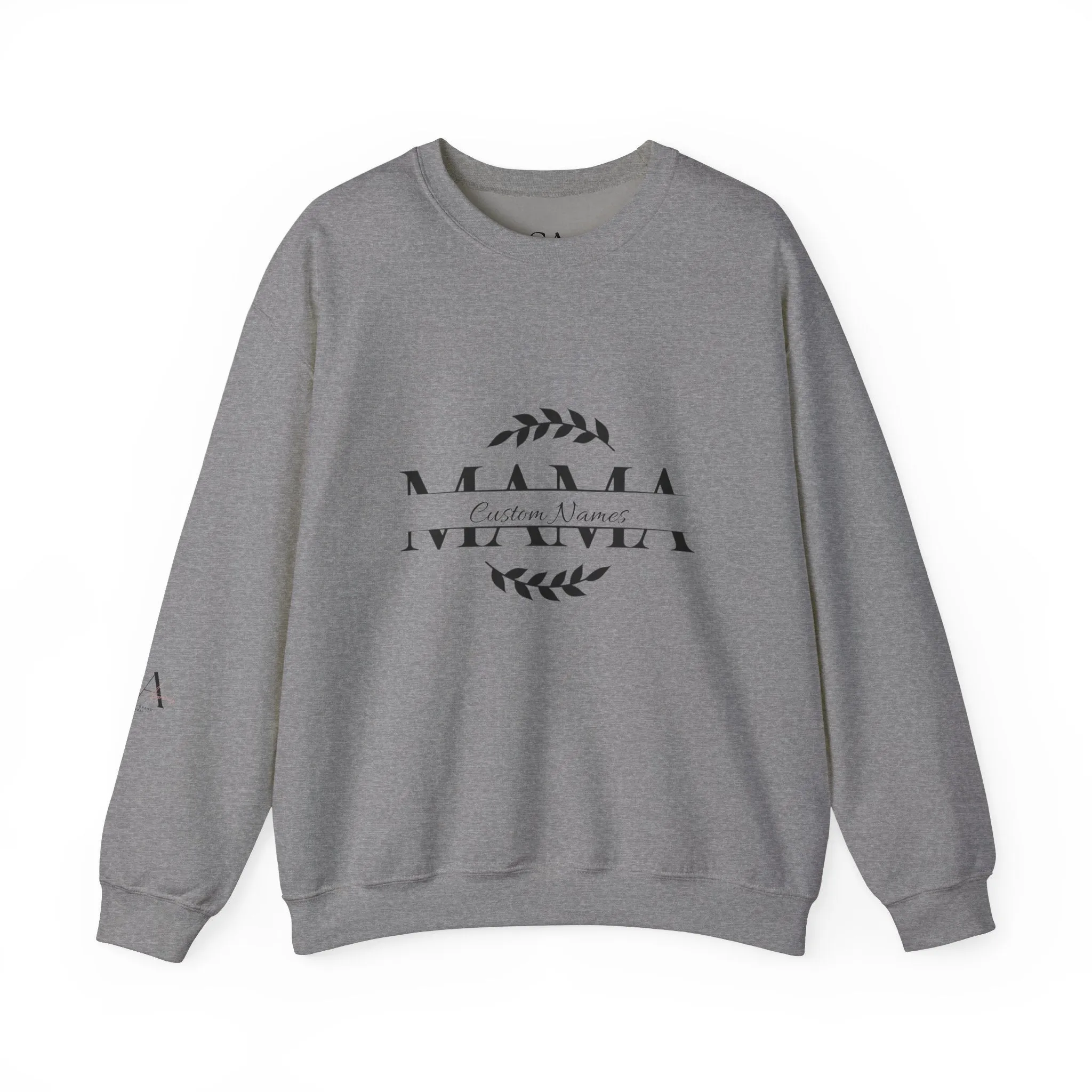 Custom Names Mama Crewnrck Sweatshirt