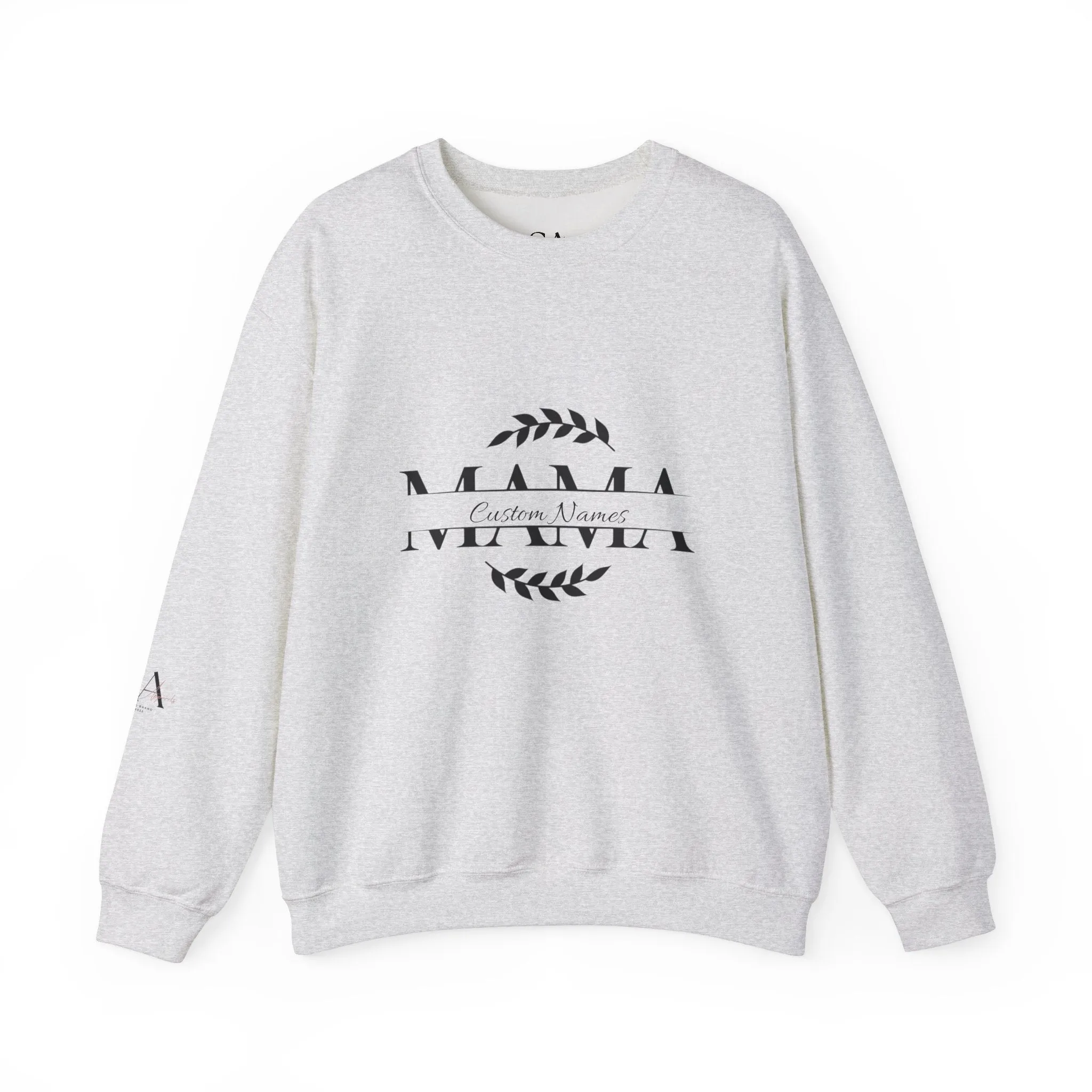 Custom Names Mama Crewnrck Sweatshirt