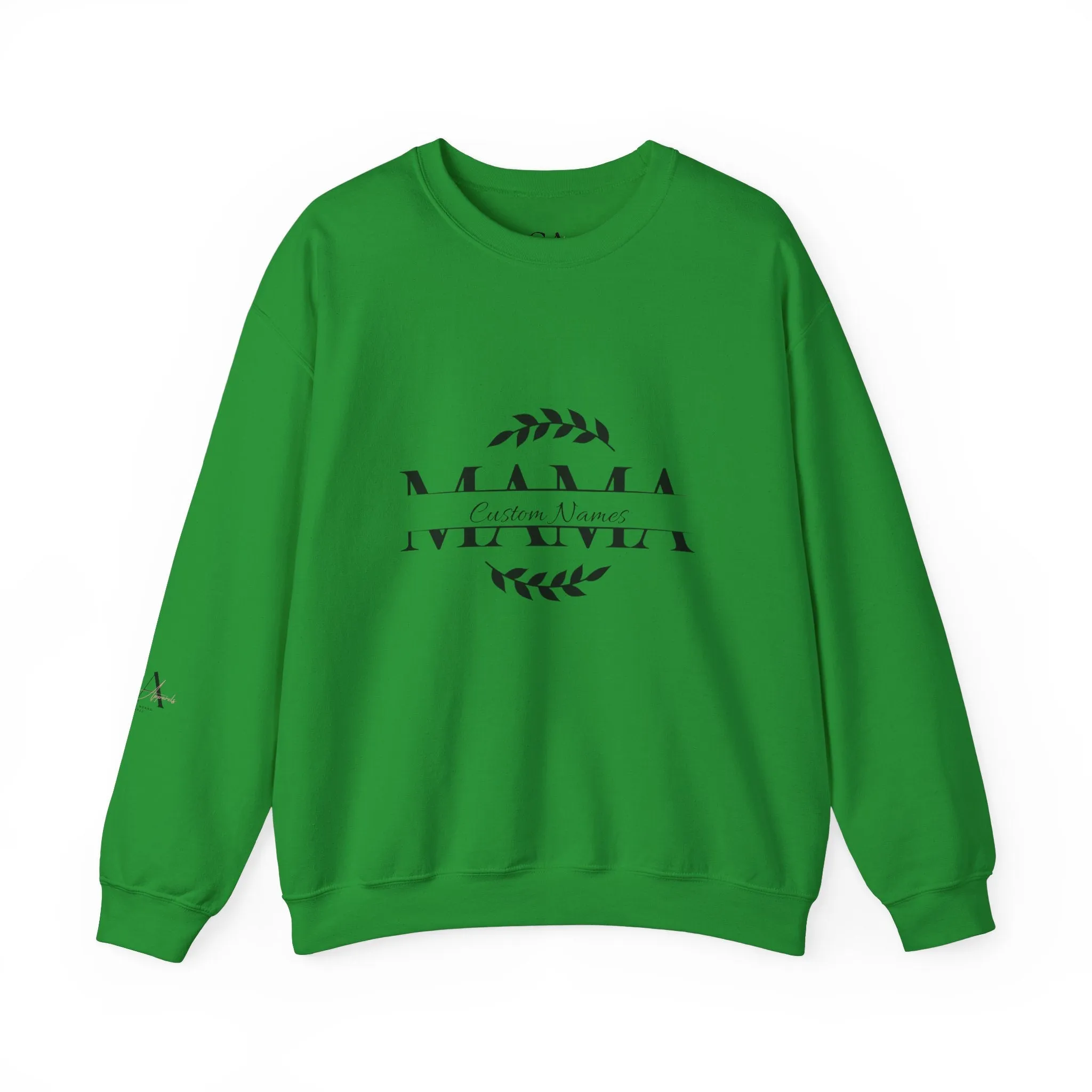 Custom Names Mama Crewnrck Sweatshirt