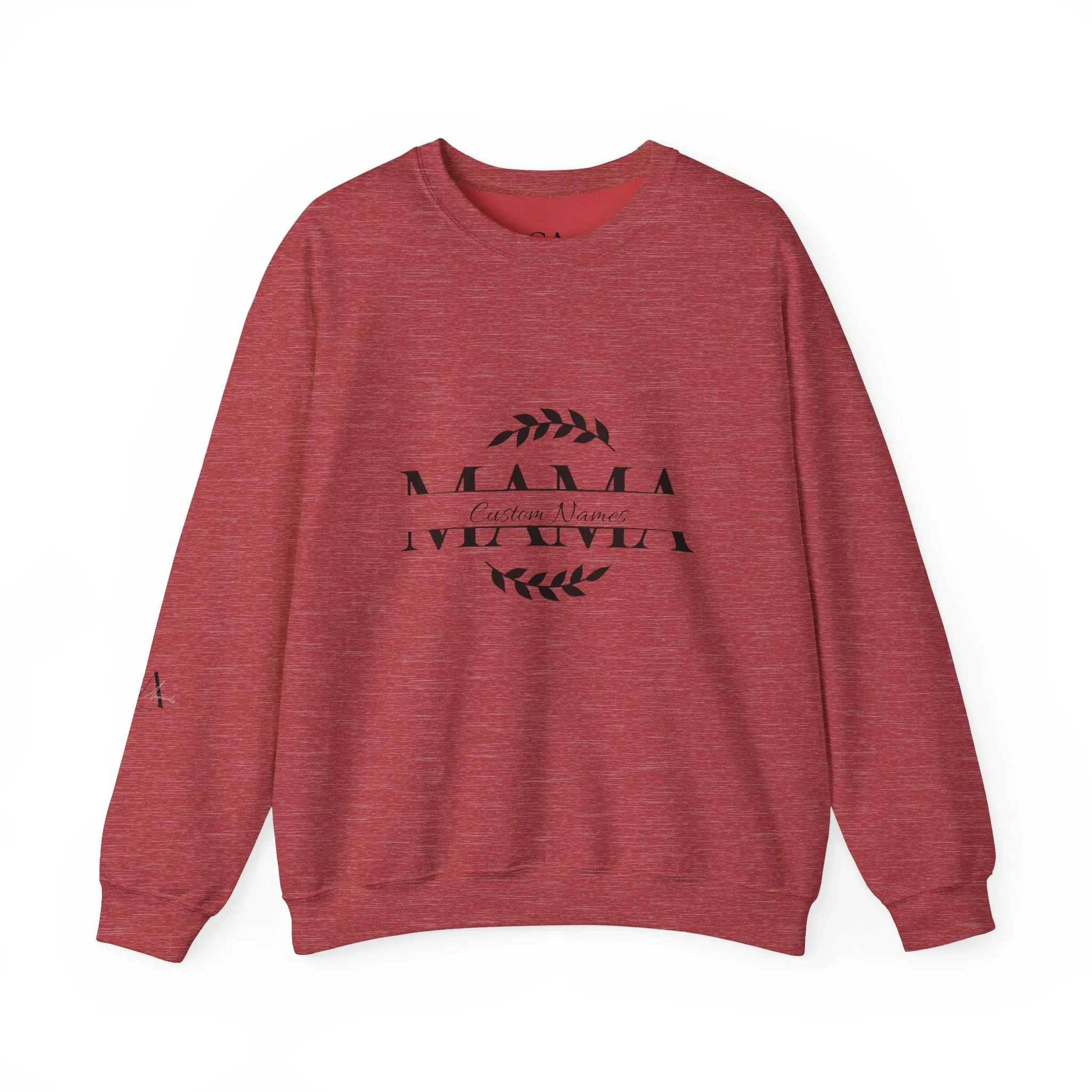 Custom Names Mama Crewnrck Sweatshirt