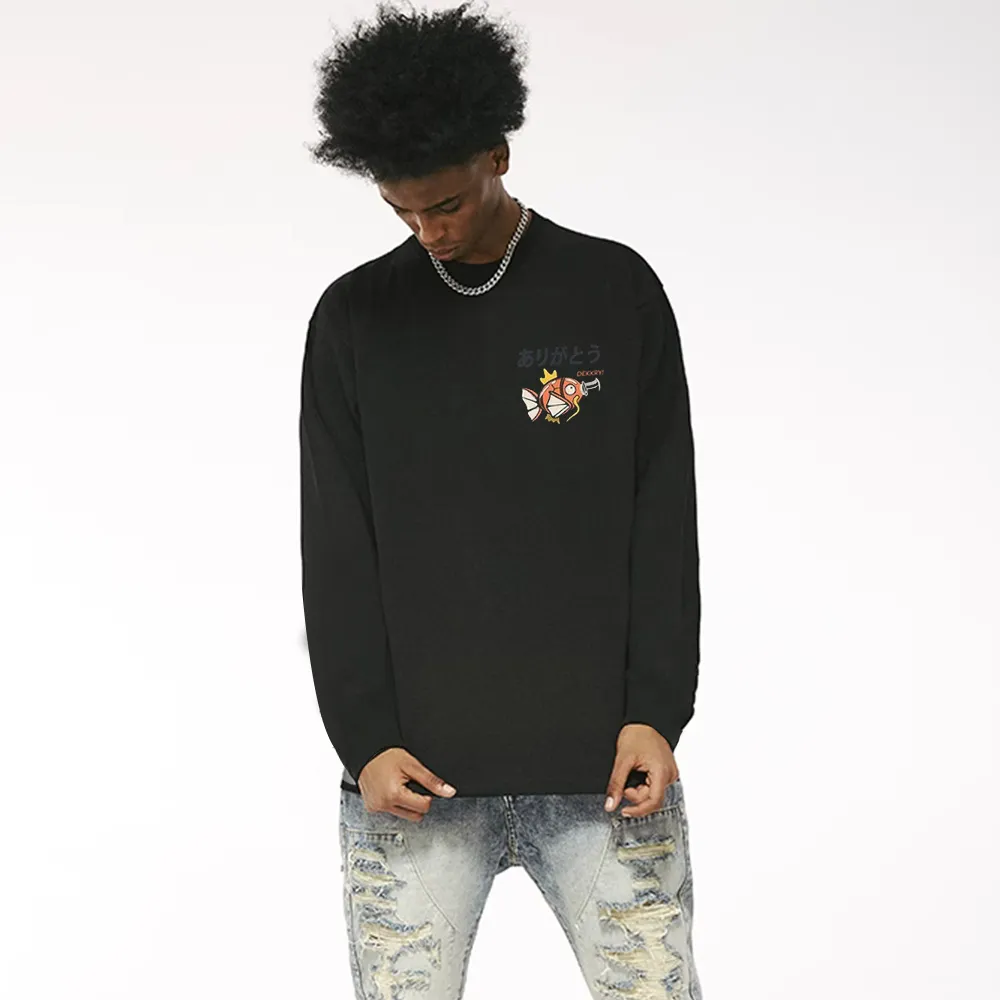 Cute Cartoon Fish Long Sleeve Shirt