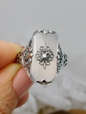 D233 Grace Ring, Embellished Filigree, Edwardian Style Jewelry #D233
