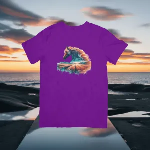 Decorative Horse in the Clouds T-Shirt – Artistic Nature Tee