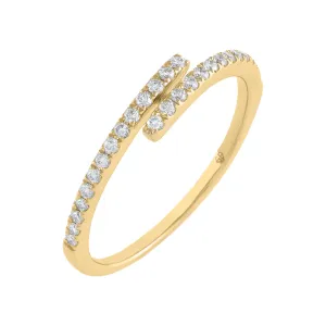 Diamond Thin Wrap Ring 14K