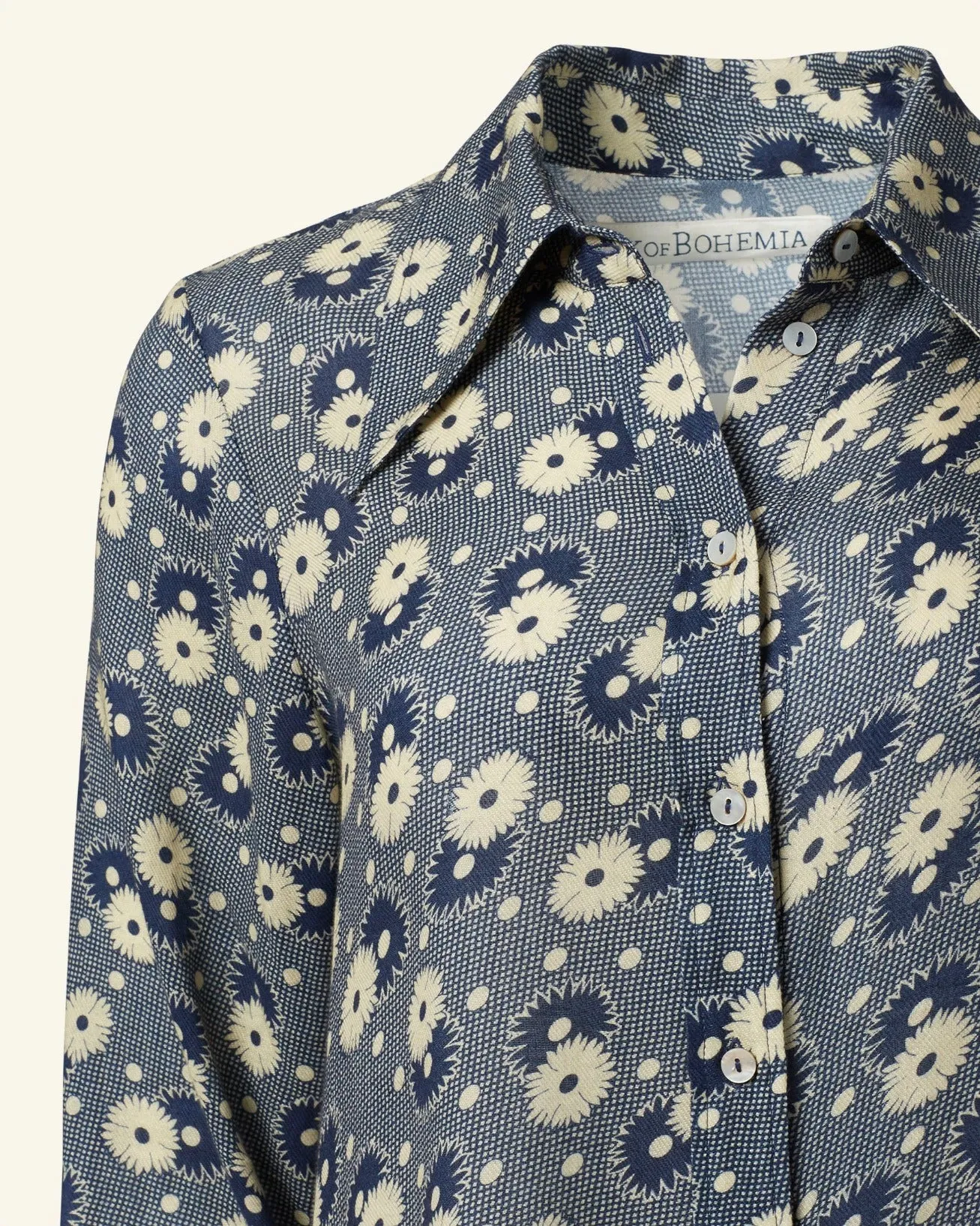 Dolly Navy Daisy Shirt