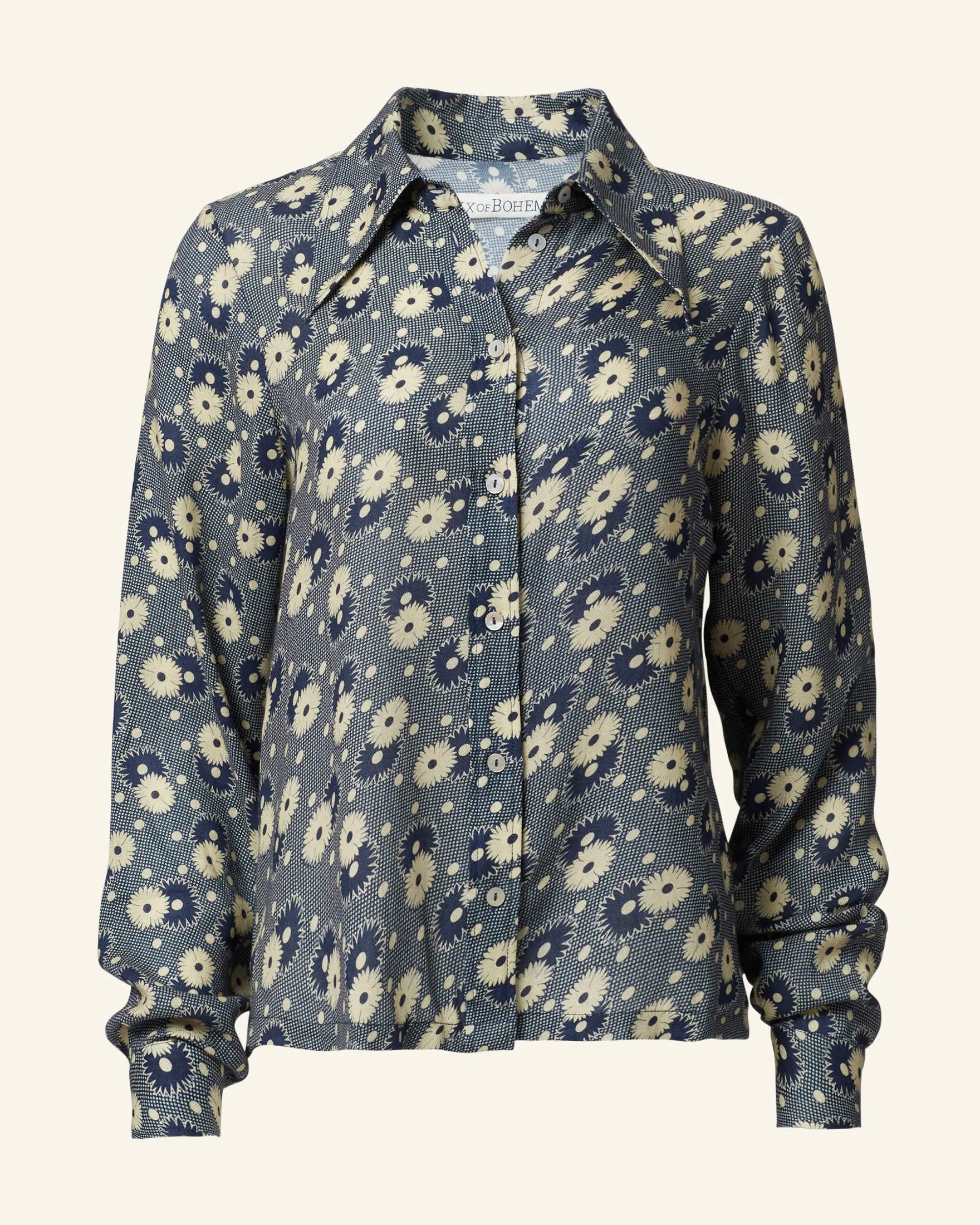 Dolly Navy Daisy Shirt