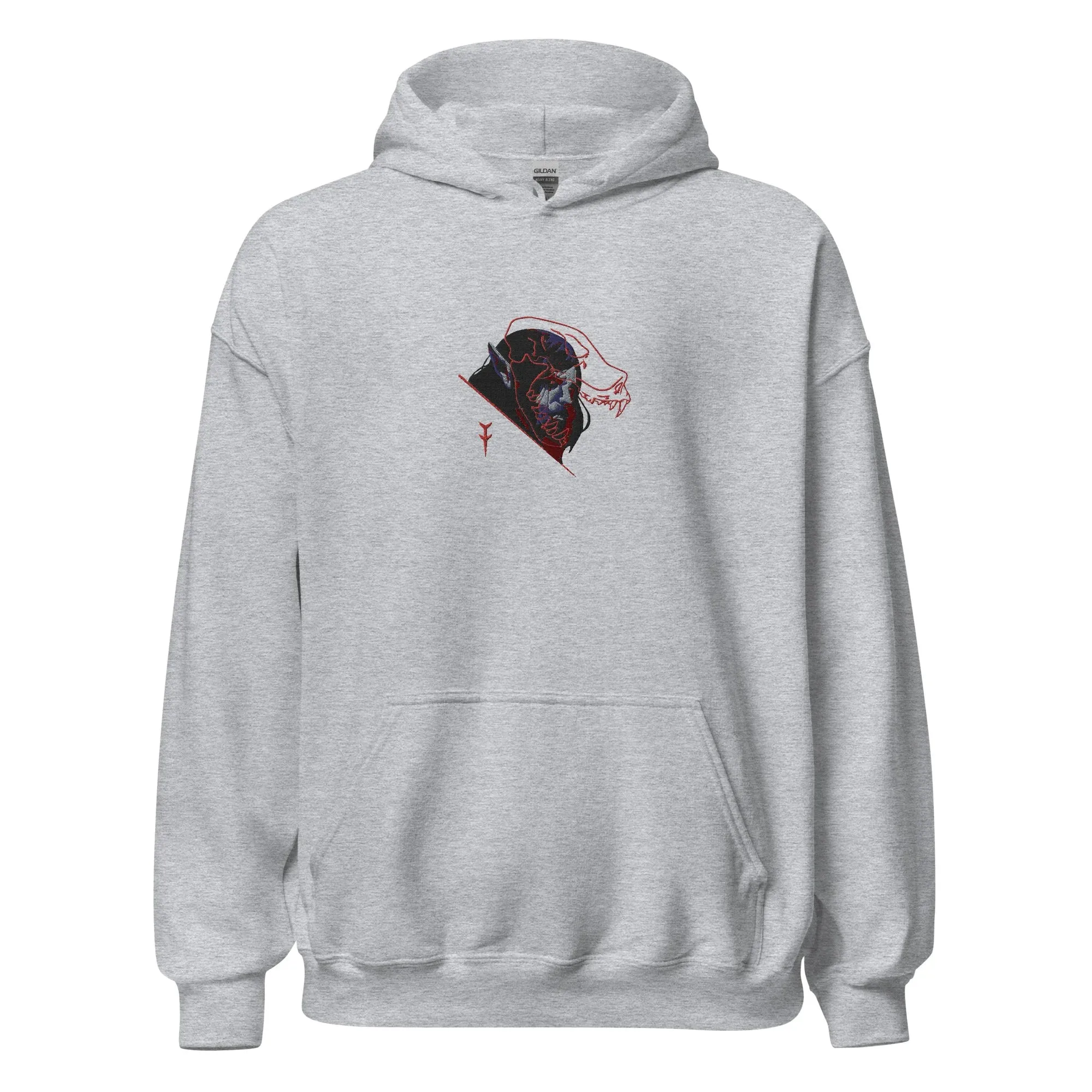 Dracula Embroidered Hoodie