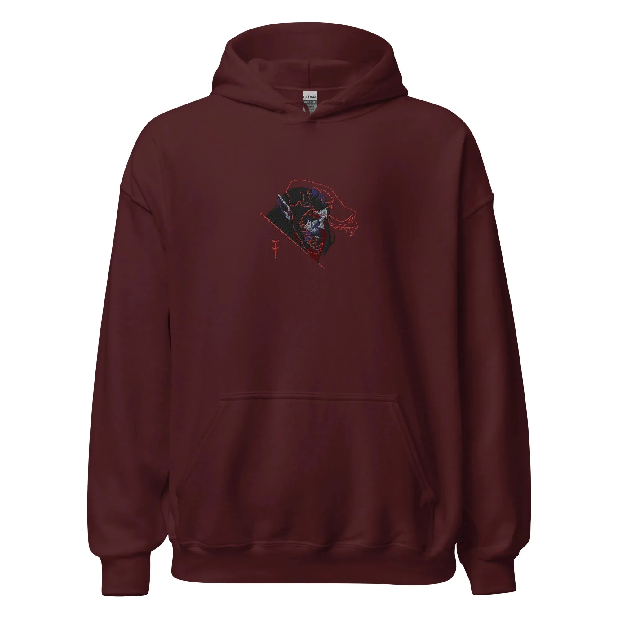 Dracula Embroidered Hoodie
