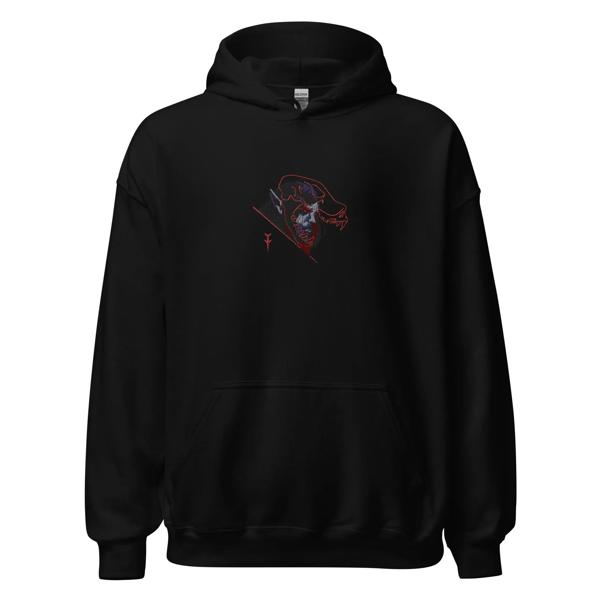 Dracula Embroidered Hoodie