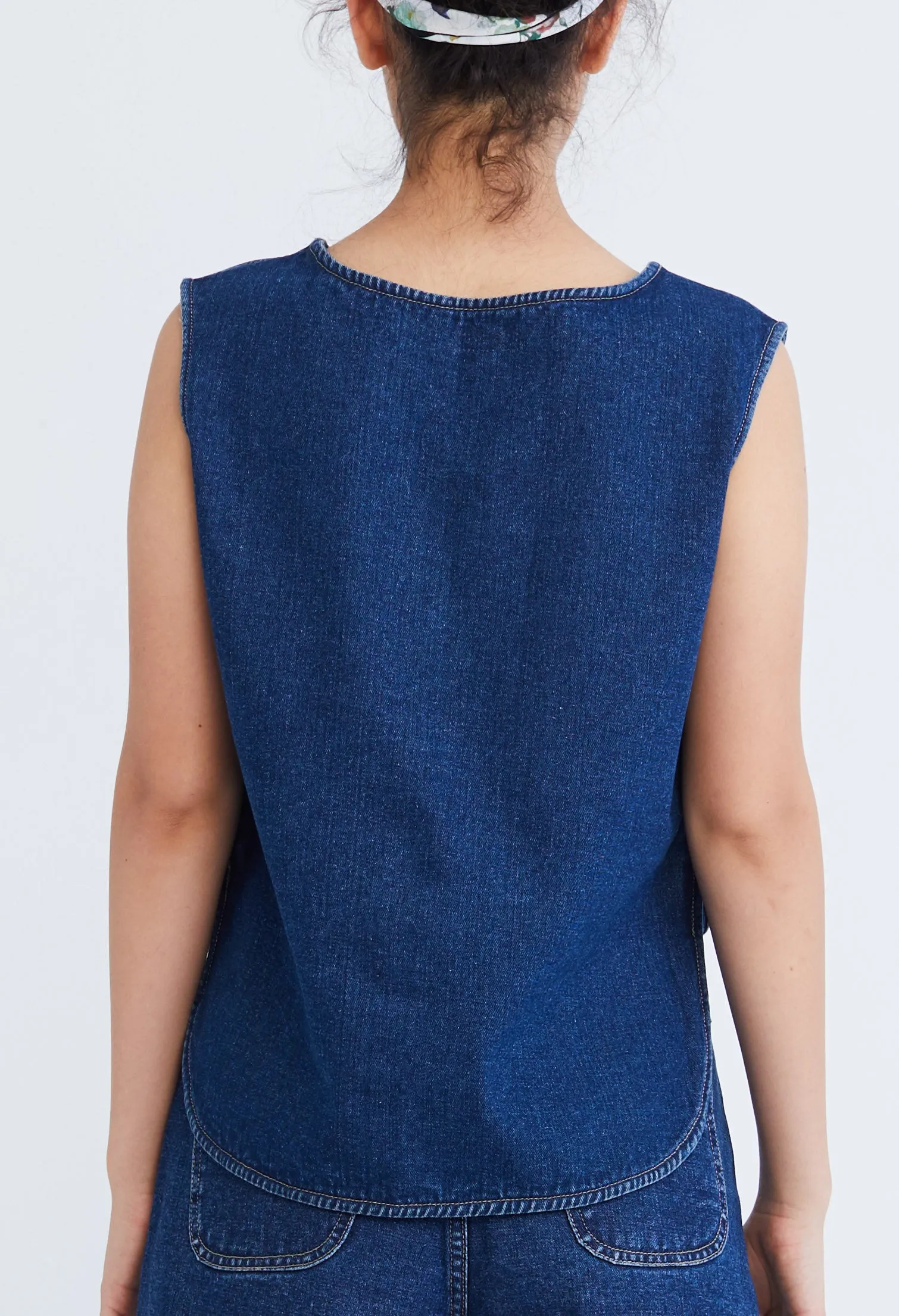 Easy Denim Tank Top