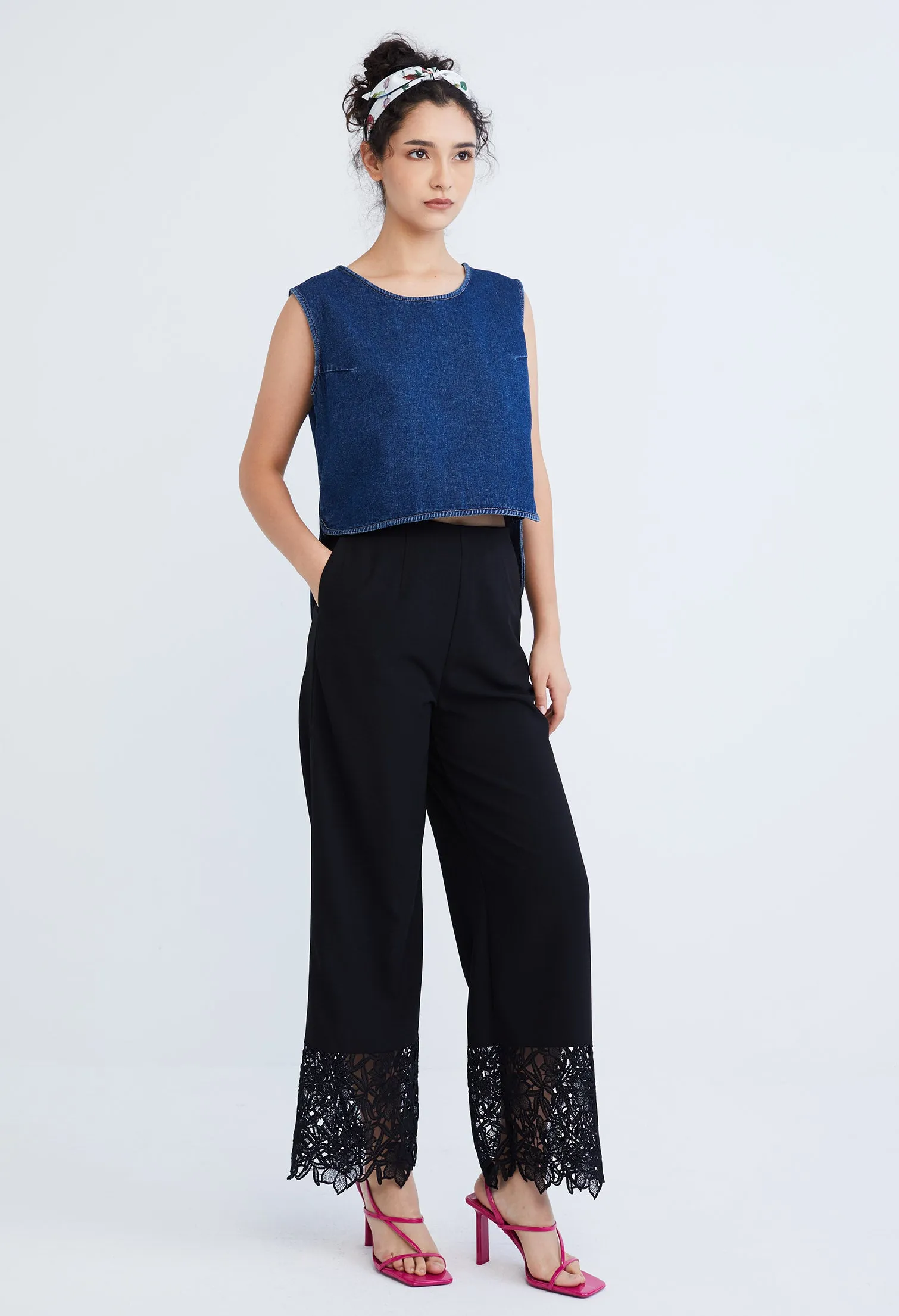 Easy Denim Tank Top