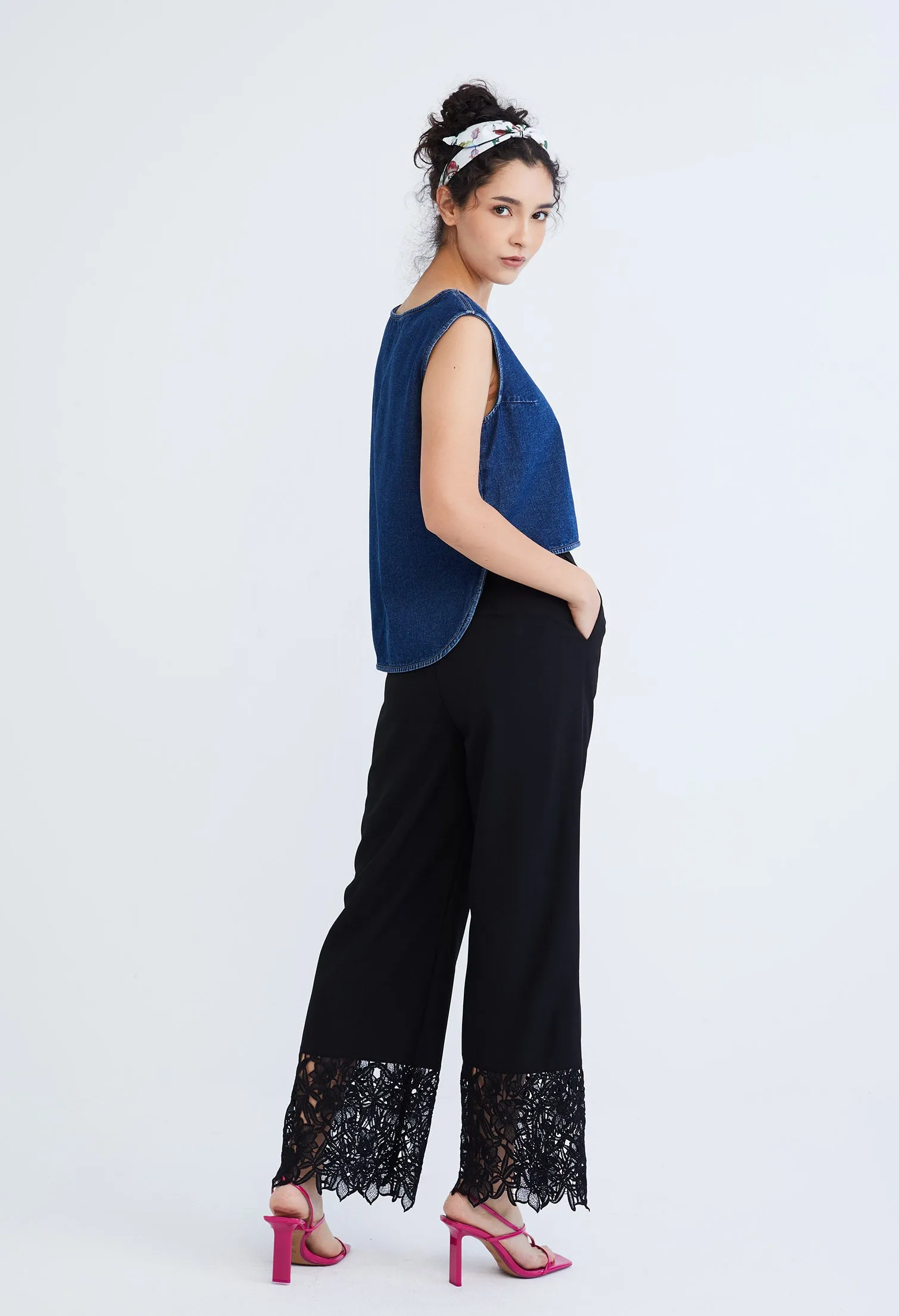 Easy Denim Tank Top