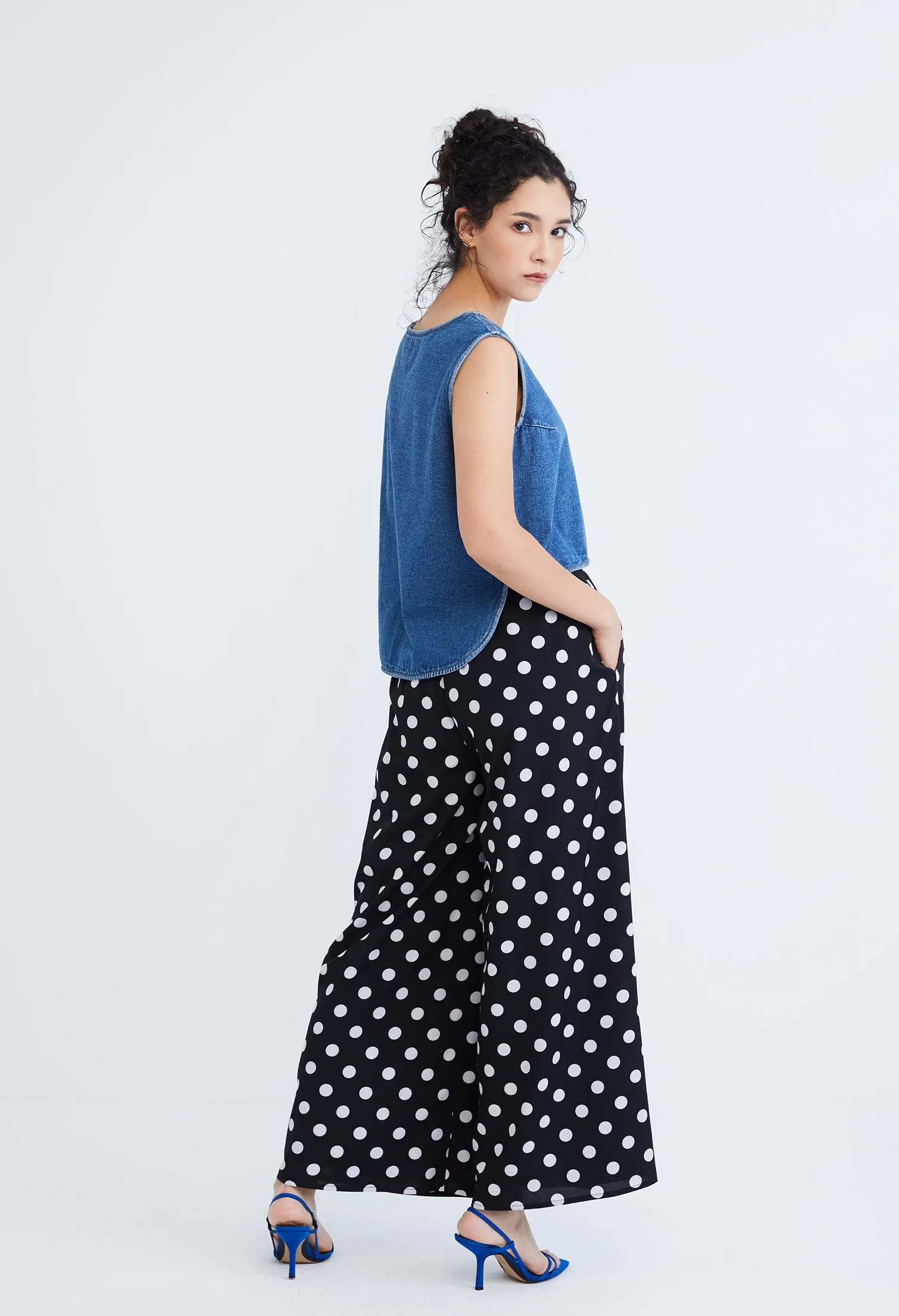 Easy Denim Tank Top
