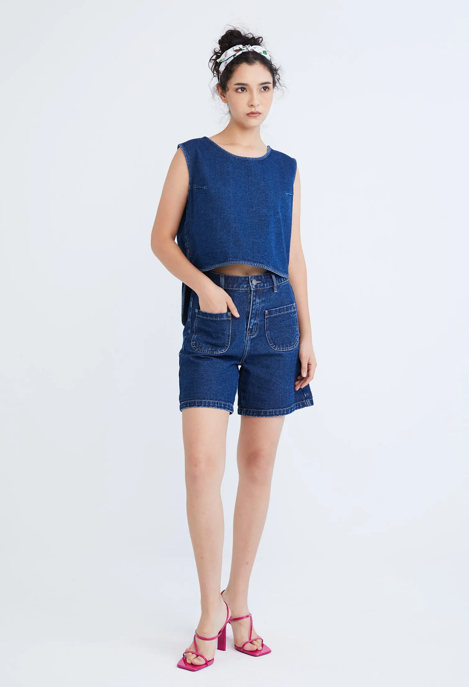 Easy Denim Tank Top