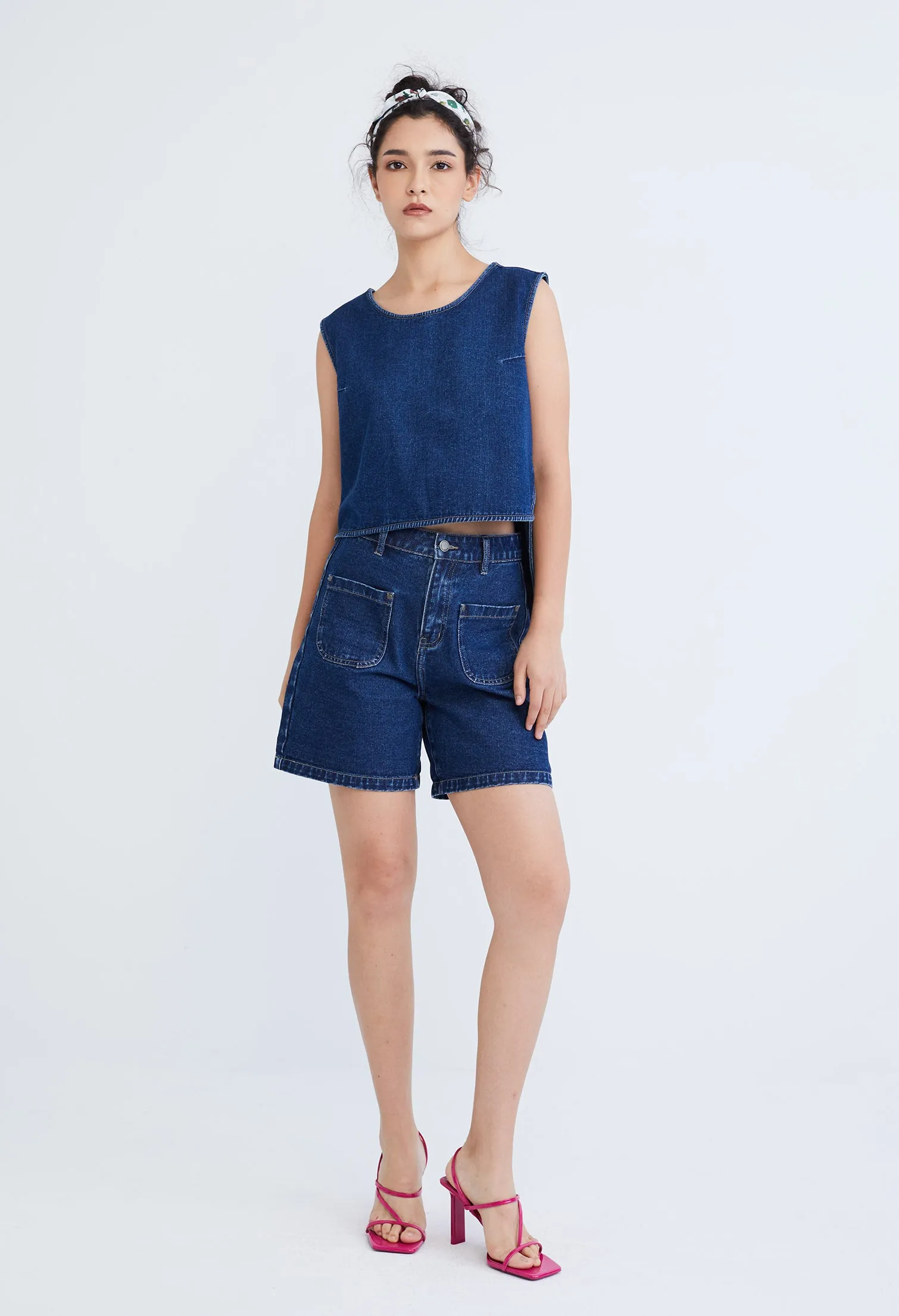 Easy Denim Tank Top