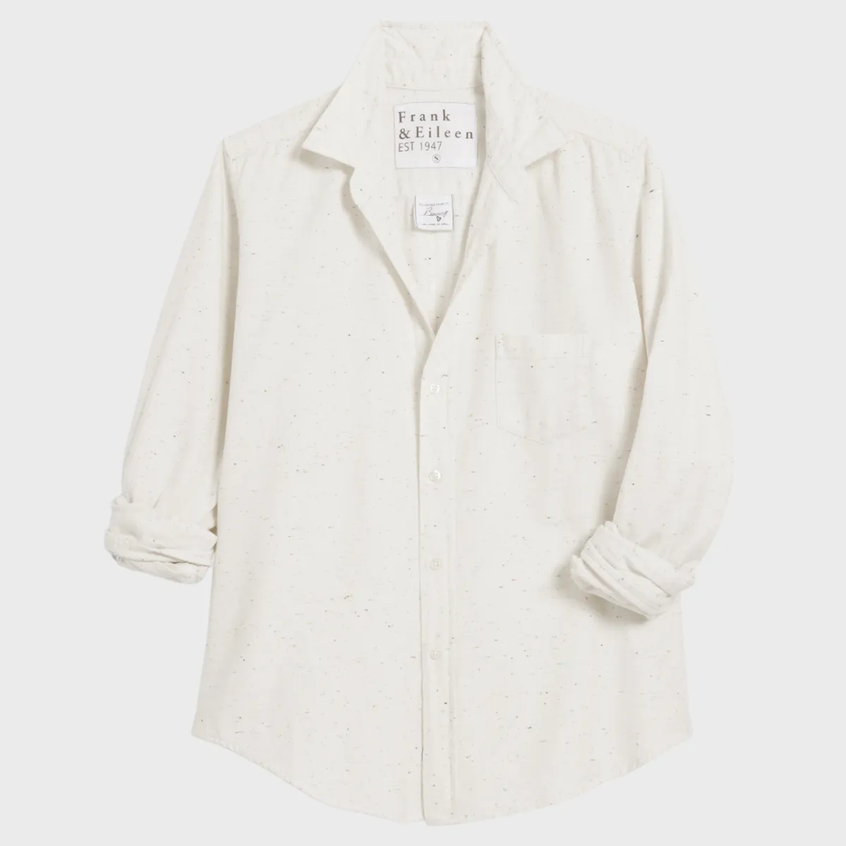 Eileen Button Up Cream w/knots