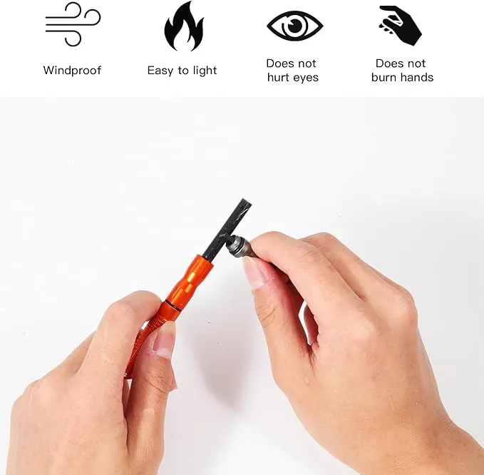 Ferro Rods - Fire Starter Sticks Fire Striker Flint and Steel Fire Starter Kit Survival Flint Fire Steel Spark Magnesium Rod for EDC, Camping,Hiking,Bush-Craft,Emergency Survival Kits