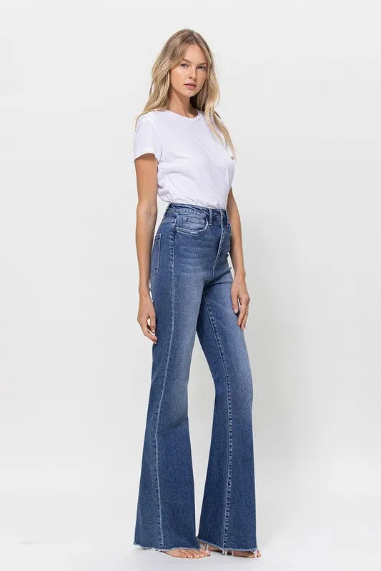 Flying Monkey Super High Rise Relaxed Flare Jeans