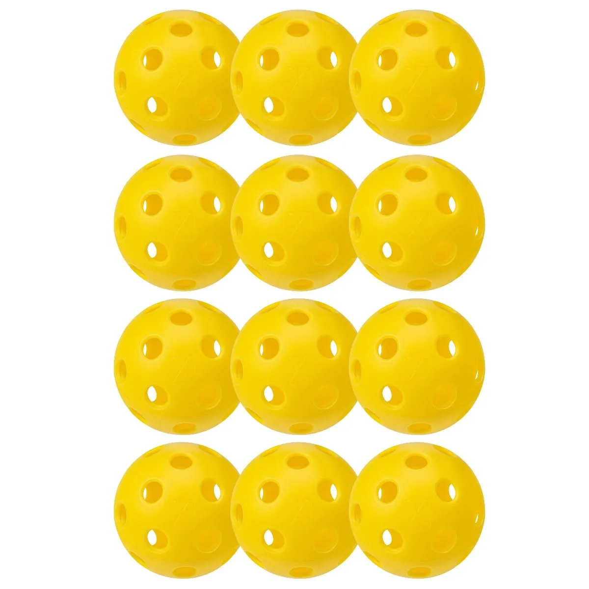 Franklin X-26 Indoor Pickleballs in Yellow