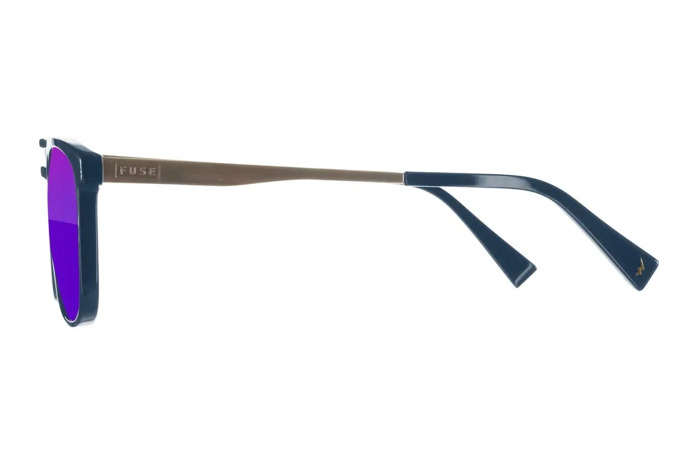 Fuse Prescription Long Point Sunglasses | Gloss Blue