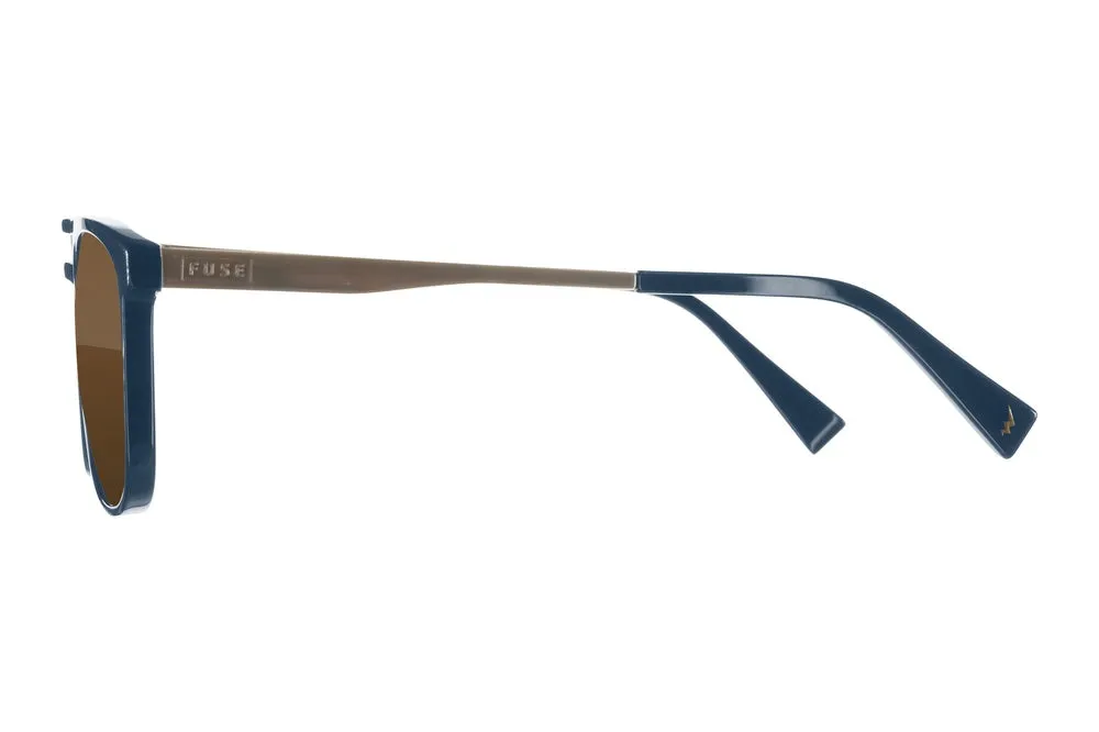 Fuse Prescription Long Point Sunglasses | Gloss Blue