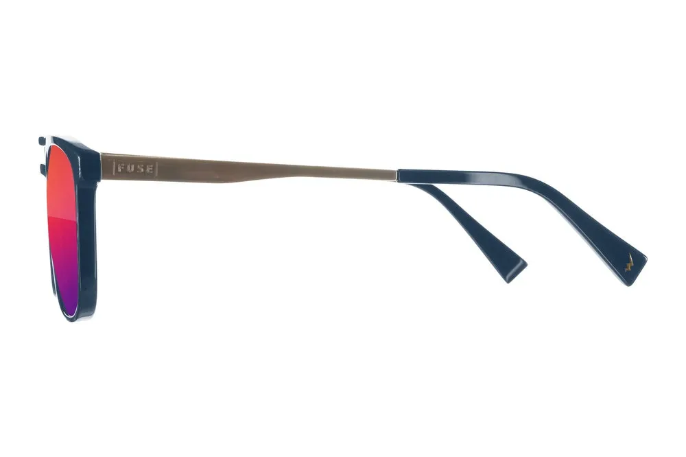 Fuse Prescription Long Point Sunglasses | Gloss Blue