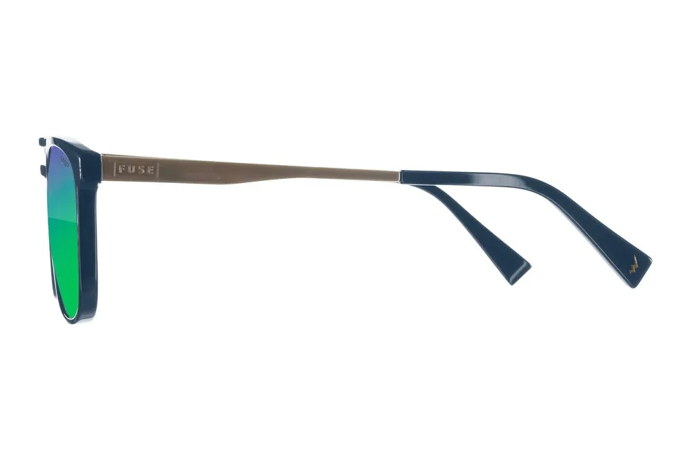 Fuse Prescription Long Point Sunglasses | Gloss Blue