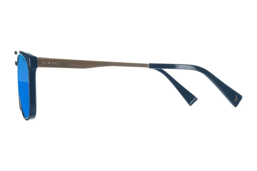 Fuse Prescription Long Point Sunglasses | Gloss Blue